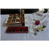 Image 1 : CRYSTAL AND GLASS FIGURES SET OF BUDDAHS AND MINI FIGURES