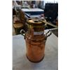 Image 2 : HAND-HAMMERED COPPER JUG, COPPER BOOT, AND CORONA MOTORCYCLE