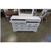 Image 2 : WHITE 6 DRAWER HIGHBOY DRESSER