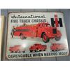 Image 2 : INTERNATIONAL FIRE TRUCK TIN SIGNS AND CHALK BOARD