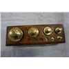 Image 2 : BRASS HEKTO GRAM WEIGHTS