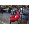 Image 2 : BRAND NEW OUTDOOR RATTAN TEAR DROP HANGING CHAIR W/ RED CUSHIONS - RETAIL $799