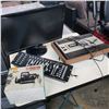 Image 1 : Asus monitor, dual c939 stereo cassette deck, 192 Channel DMX mixer and panavue slide viewer