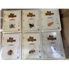 Image 1 : Lot of 6 away jersey nhl starhangers retail $360