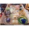 Image 2 : ART GLASS PERFUME BOTTLES, TRAYS, PAPER WEIGHTS