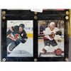 Image 2 : 6 HOCKEY CARDS, LIMITED EDITION, ROOKIES, ETC, MARIAN HOSSA LE, NICK FOLIGNO, 2 DANIEL ALFREDSSON, M