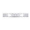 Image 3 : 1/12 CTW Round Diamond Machine-Set Ring 14kt White Gold - REF-18N3Y