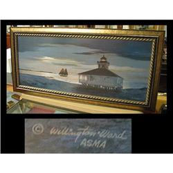Framed Wellington Ward lithograph of th