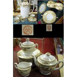 Noritake teaset consisting of a teapot 
