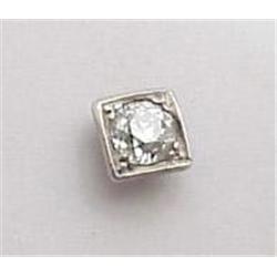 Diamond tie tac .15Ct 14kt white gold 2