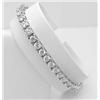 Image 1 : Diamond tennis bracelet 9.28Ctw SI 1 -S