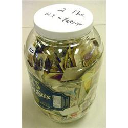 (2 Lbs.) U.S. & Foreign Stamps on Paper