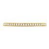 Image 2 : 1/8 CTW Round Diamond Anniversary Stackable Ring 10kt Yellow Gold - REF-14R4H