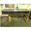 Image 2 : 84" x 26" x 10" Steel Riser Table w/ (2) Steel Saw Horses