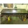 Image 3 : 84" x 26" x 10" Steel Riser Table w/ (2) Steel Saw Horses