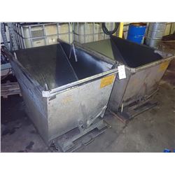 (2) Wright/McCullough Scrap Hoppers