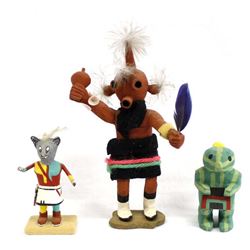 3 Native American Hopi Kachinas