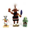 Image 1 : 3 Native American Hopi Kachinas
