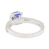Image 3 : 2.35 ctw Sapphire and Diamond Ring - 14KT White Gold
