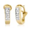 Image 1 : 14k Yellow Gold 0.50CTW Diamond Earrings, (H-I)