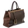 Image 3 : Fendi Brown Leather Large 2Jours Tote Bag