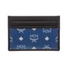 Image 2 : MCM Estate Blue Reflective Nylon Leather Mini Card Case