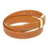 Image 3 : Louis Vuitton Brown Epi Leather Skinny Classique Belt 85