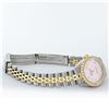 Image 8 : Rolex Ladies 2 Tone 14K Pink MOP Diamond Datejust Wristwatch