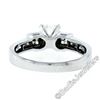 Image 9 : Estate 18kt White Gold 1.42 ctw GIA Certified Radiant Diamond Engagement Ring