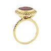 Image 4 : 5.30 ctw Ruby and Diamond Ring - 14KT Yellow Gold