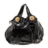 Image 1 : Gucci Black Patent Leather Large Hysteria Tote Bag