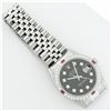 Image 7 : Rolex Mens Stainless Steel Black Diamond & Ruby 36MM Datejust Wristwatch