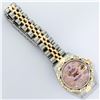 Image 9 : Rolex Ladies 2 Tone 14K Pink Mother Of Pearl Pyramid Diamond Datejust Wristwatch