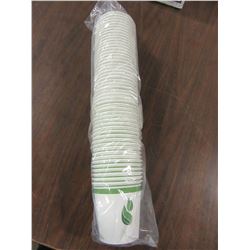 HOT DRINK CUPS (PLA LINED) (10 OZ) (50 CUPS) - PER PACKAGE