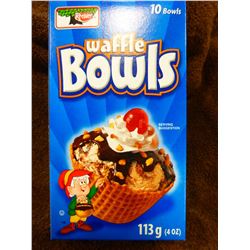 WAFFLE BOWLS (113 G/10 BOWLS) - PER BOX
