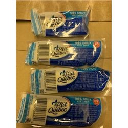 REFRIGERATED:  WHITE CHEDDAR CHEESE (50 INDIVIDUALLY WRAPPED PACKAGES) - PER BAG