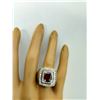 Image 6 : 4.30 CTW Ruby 14K White Gold Diamond Ring