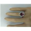 Image 5 : 3.76 CTW Tourmaline 14K White Gold Diamond ring