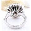 Image 3 : 5.32 CTW Natural Emerald 14K Solid Two Tone Gold Diamond Ring