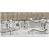 Image 2 : 5.90 CTW Natural Diamond Bracelet In 14K Solid White Gold
