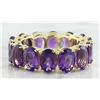 Image 1 : 10.00 CTW Amethyst 18K Yellow Gold Ring