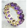 Image 3 : 10.00 CTW Amethyst 18K Yellow Gold Ring