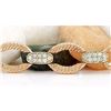 Image 3 : 1.00 CTW Natural Diamond 18K Solid Two Tone Gold Bracelet