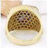 Image 3 : 8.06 CTW Natural Tanzanite 14K Solid Yellow Gold Diamond Ring