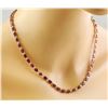 Image 2 : 33.31 CTW Ruby 14K Yellow Gold Diamond Necklace