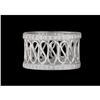 Image 1 : 14KW Gold Open Work Diamond Band