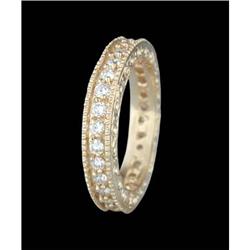 14K Vintage-Style 1.00ct DIAMOND ETERNITY RING