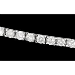 14KW Gold 9.00ct Diamond Tennis 4 Prong Bracele