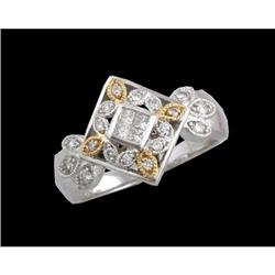 14KW Gold Antique-Style Right Hand Ring