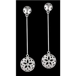 14KW Gold Diamond Drop Earrings
